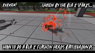 How to do a black flash in hero's battlegrounds!