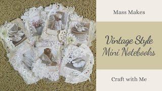 Craft with Me | Mass Makes | Mini Notebooks with scraps and snippets