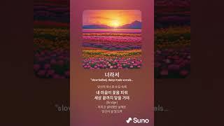 [도토리's suno music cafe] 너라서(아이캔유니버스의 모든 선생님들께 사랑과 응원을 담아 이 음악을 바칩니다~~