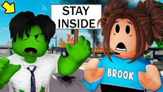 Surviving The ZOMBIE APOCALYPSE In Roblox Brookhaven!!