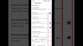 How to enable all notifications on YouTube app #shorts