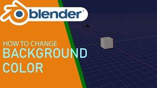 Blender how to change background color