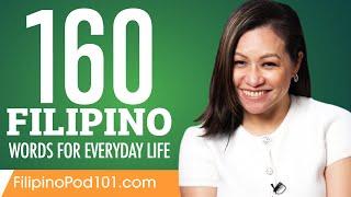 160 Filipino Words for Everyday Life - Basic Vocabulary #8