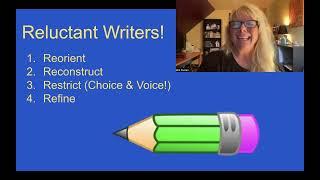 Reluctant Writers! with Beth Purcell