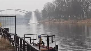 Bomben Sprengung Sacrow Paretzer Kanal bei Marquardt 13.02.2019