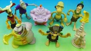 2005 NICKELODEON TAK set of 8 McDONALD'S HAPPY MEAL ACTION FIGURES VIDEO REVIEW