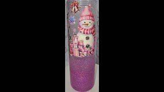 101. Sparkling Magical Glitter Christmas Tumbler #tumbler #epoxyresin