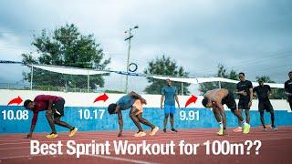 This is one of the best workouts for 100m sprinters!