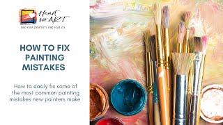 How to fix common painting mistakes