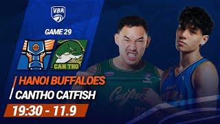  Live: Hanoi Buffaloes - Cantho Catfish | Game 29 | Giải bóng rổ chuyên nghiệp Việt Nam - VBA 2024