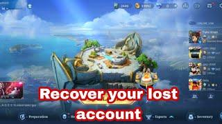 RECOVER YOUR LOST ACCOUNT | MOBILE LEGENDS | Taurus Moba