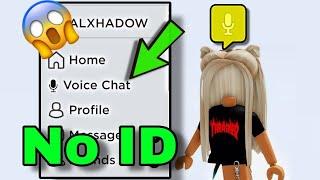How To Enable VOICE CHAT On Roblox No ID - New Update 2024