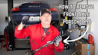 How to Remove the Front Axle from a Porsche 996 Carrera 4