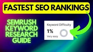 Semrush Keyword Research 2024 - How I Find 1,000s of Keywords & Rank FAST