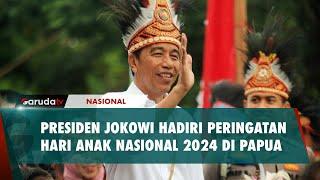 Presiden RI Jokowi Hadiri Peringatan Hari Anak Nasional di Papua