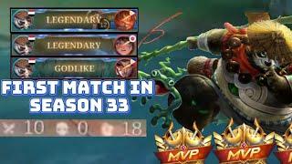 FIRST MATCH IN MLBB SEASON 33 WHAT HAPPEN TO YOU MONTOON