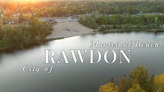 Beautiful Sunset in Rawdon, Quebec - Canada /4K Drone Footage