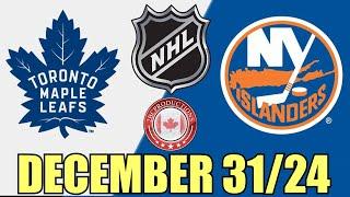 Toronto Maple Leafs vs New York Islanders DEC 31 24 w/Superbman