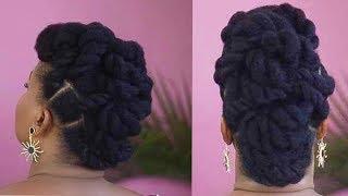 #loosetwists #twists #type4hair #naturalhair LOOSE TWISTS TUCKED STYLE | LOW MAINTENACE STYLE