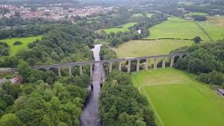 Pontcysyllte Aqueduct Drone View