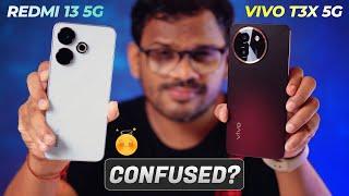 Redmi 13 5G vs Vivo T3x 5G - Best 5G Phones Under 15000