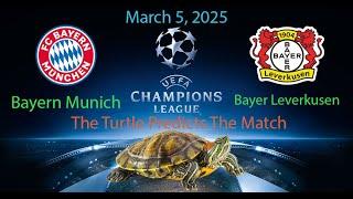 Bayern Munich vs Bayer Leverkusen UEFA Champions League 2024/2025 World Football Prediction Turtle