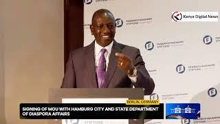 MR PRESIDENT!! Listen to President Ruto's GREAT SPEECH in Berlin, Germany today!!