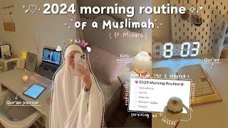 2024 MORNING ROUTINE OF A MUSLIMAH️ | A peaceful morning based on fajr prayer with Minara.