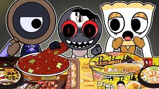 Dandy's World - Rodger VS Teagan (+Toodles) Toodles’s family Convenience Store MUKBANG | Animation