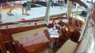 1903 Antique Sailboat "Witchcraft" 66 feet of this Antique Yacht by ABKVideo