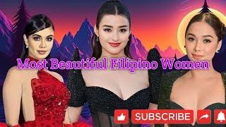 The Most Beautiful Filipino Women of 2024   Celebrating Beauty and Talent #agecomparison