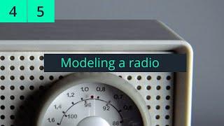 Full Cinema 4D 2023 Lecture | Lesson 4 | Part 5: Modeling a radio from start to finish