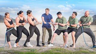 Fit Chicks vs Average Joes | WHO'S STRONGER?