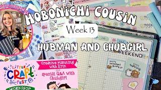 Hobonichi Cousin | Plan With Me | Hubman and Chubgirl Little Craft Fest