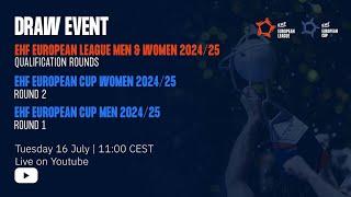 Draw event | EHF European League & EHF European Cup