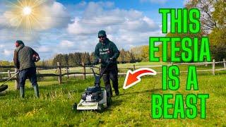 TALL GRASS ISSUES ? THEN YOU NEED THE ETESIA PRO 46!!! A DAY IN MY LIFE