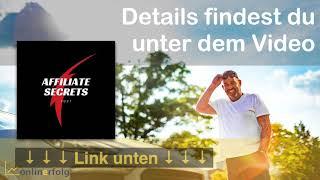 Affiliate Secrets von Ralf Schmitz  Termin & Inhalt