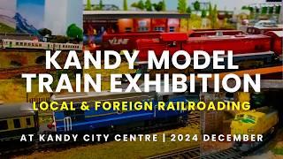 I took a train journey to visit the Kandy Model Train Exhibition 2024! | Trip VLOG