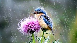 Calms and healing with the sounds of birds and rain ️ Relieve sadness, relax the mind 