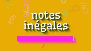 How to say "notes inégales"! (High Quality Voices)