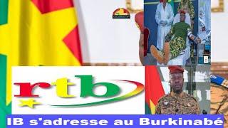 Capitaine Ibrahim Traore  s'adresse au Burkinabé