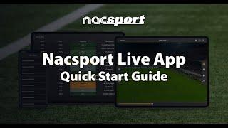 A Quick Start Guide to the Nacsport Live App