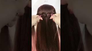 2 minutes Easy Hairstyle Tutorial for Girls #youtubeshorts #youtube #viral #glamreel