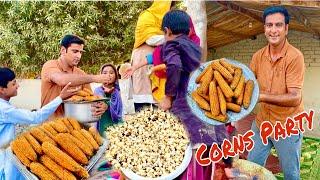 Aaj Corns aor Popcorns bana K Distribute Kiay