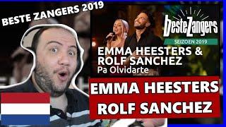 Emma Heesters & Rolf Sanchez - Pa Olvidarte | Beste Zangers 2019 | Teacher Paul Reacts 