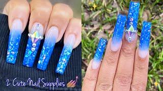 XL Ombré Nail Set | 2 Cute Nail Supply Review  | Beginner Friendly #diynails