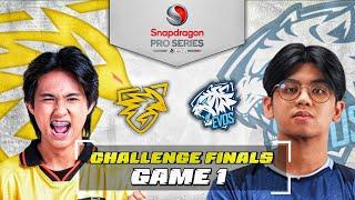 ONIC PH vs EVOS ESPORTS GAME 1 | SNAPDRAGON RPO SERIES CHALLENGE FINALS