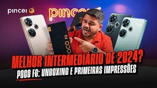 XIAOMI POCO F6 EM MÃOS - UNBOXING, DETALHES E PRIMEIRAS IMPRESSÕES