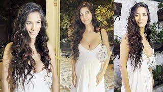 Poonam Pandey Gets UNCOMFORTABLE In White Gown