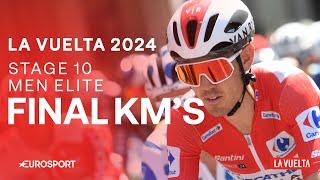 EMPHATIC WIN!  | La Vuelta a España Stage 10 Final Kilometres | Eurosport Cycling